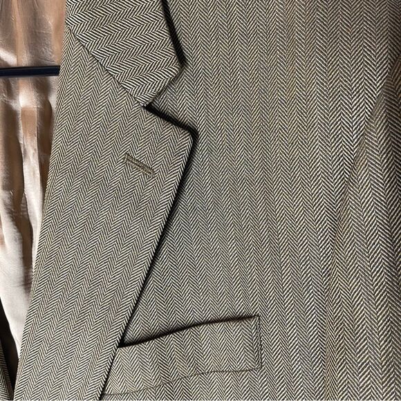 Lauren Ralph Lauren Brown Wool Two Button Blazer Size‎ 44 R - Picture 6 of 13